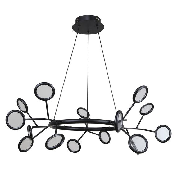 F-Promo 4252-15P, подвесная люстра, D740xH400/1100, 15xLEDx3W, 3825LM, 4000K, included, изображение 2