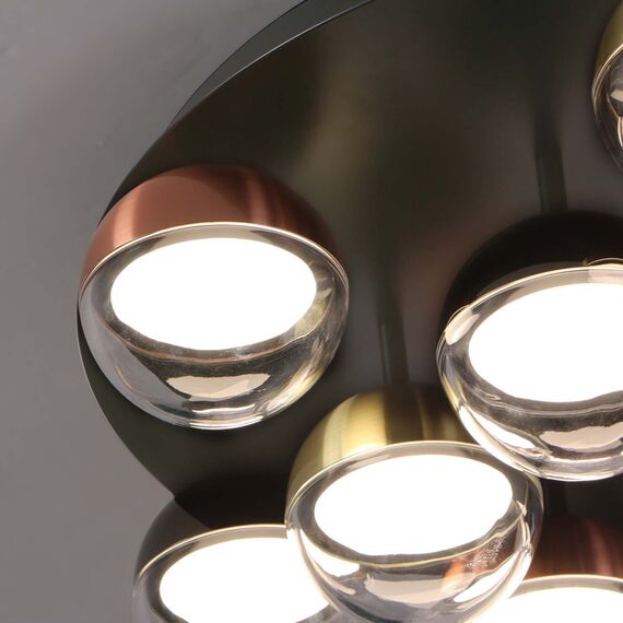 Favourite 4371-12C, потолочная люстра, D650xH205, LEDx65W, 4550LM, 4000K, included, изображение 4