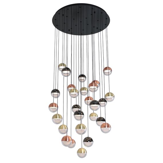 Favourite 4371-27P, подвесная люстра, D830xH2680, 27xLEDx5.4W, 10220LM, 4000K, CRI>90, included
