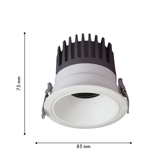 Favourite 4420-1C, врезной светильник, D85xH75, cutout:D75, LEDx9W, 770LM, 4000K, IP20, CRI>90, beam angle:36, included, изображение 2