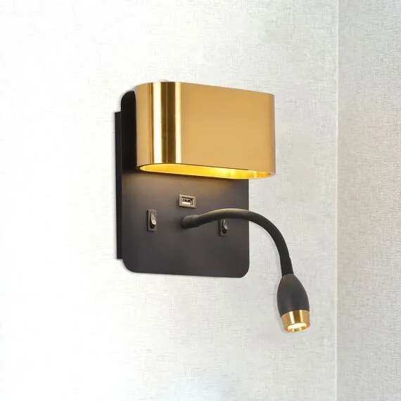F-Promo 4475-2W, настенный светильник, D120xW160xH280, LEDx4W + LEDx1.5W, 220LM, 4000K, included, switch, изображение 4