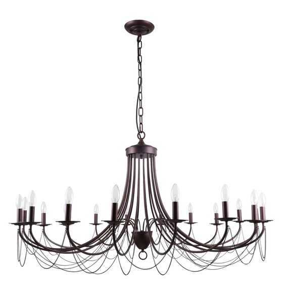 F-Promo 2590-18P, подвесная люстра, D1400xH700/2700, 18xE14x40W, excluded, изображение 2