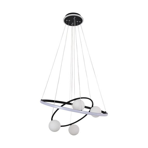 F-Promo 4183-6P, подвесная люстра, D600xH150/1200, 4xG9LEDx10W, excluded + LEDx70W + LEDx20W, 4050LM, 3000-6000K, included, remote control, изображение 2
