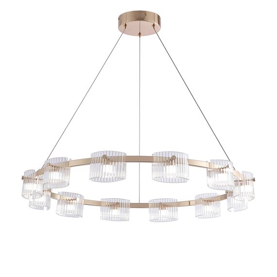 Favourite 4248-12P, подвесная люстра, D820xH1300/1500, 12xLEDx5W, 1440LM, 4000K, included