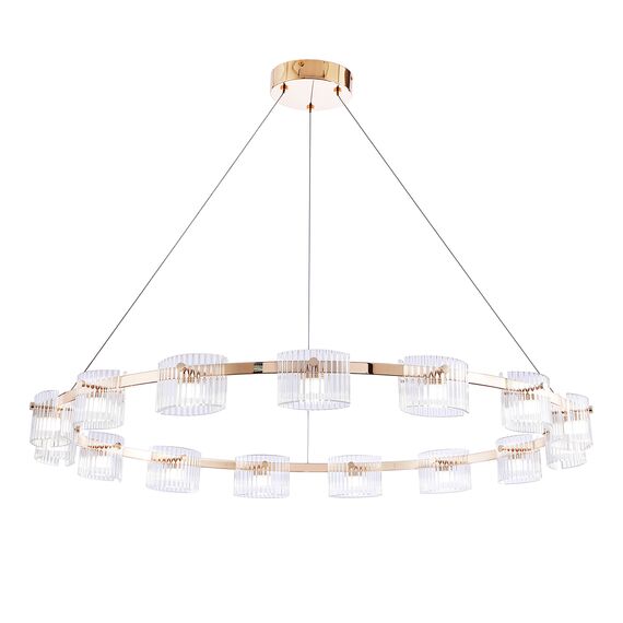 Favourite 4248-15P, подвесная люстра, D1020xH1300/1500, 15xLEDx4.6W, 1800LM, 4000K, included