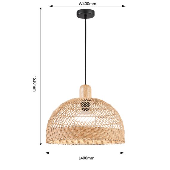 Favourite 4460-1P, подвес, D400xH480/1530, 1xE27x60W, excluded, изображение 3