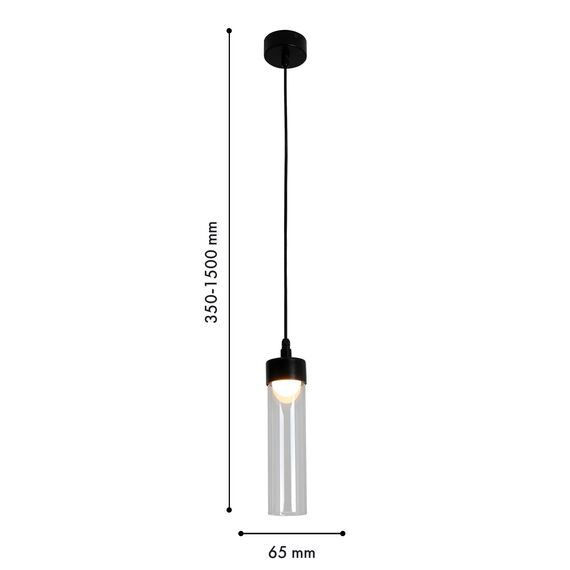 Favourite 4702-1P, подвес, D65xH320/1500, LEDx5W, 325LM, 3000K, IP54, included, изображение 3