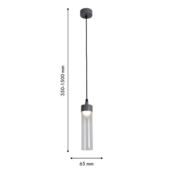 Favourite 4703-1P, подвес, D65xH320/1500, LEDx5W, 325LM, 3000K, IP54, included, изображение 3