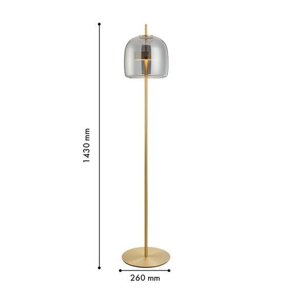 Favourite 4234-1F, напольный светильник, D260xH1430, LEDx21W, 1000LM, 4000K, included, switch, изображение 3