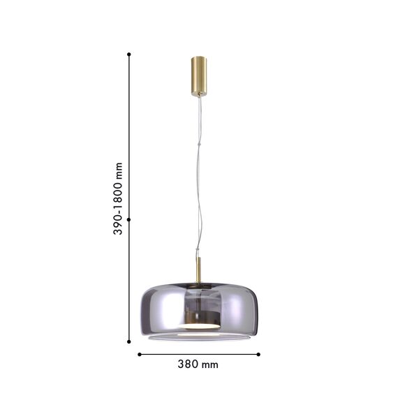 Favourite 4234-2P, подвес, D380xH390/1800, LEDx12W, 1300LM, 4000K, included, изображение 3