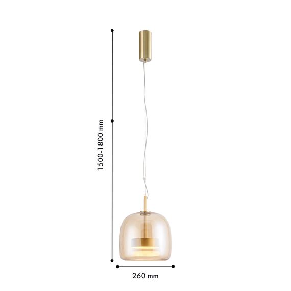 Favourite 4235-1P, подвес, D260xH460/1800, LEDx12W, 1300LM, 4000K, included, изображение 3