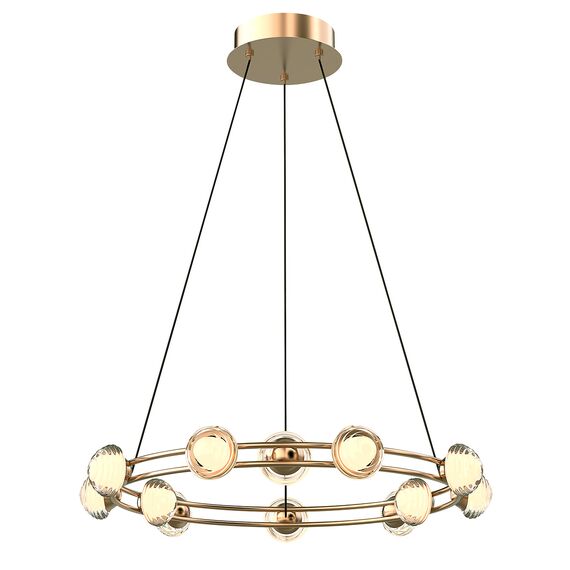 Favourite 4382-12P, подвесная люстра, D550xH1880, 12xLEDx3.3W, 2800LM, 4000K, CRI>90, included