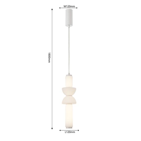 Favourite 4457-1P, подвес, D120xH690/1080, LEDx24W, 3120LM, 4000K, included, изображение 3