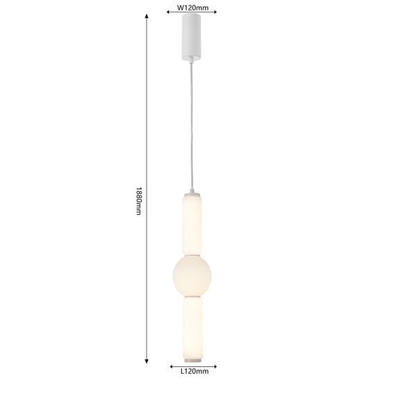Favourite 4459-1P, подвес, D120xH690/1080, LEDx23W, 3130LM, 4000K, included, изображение 3