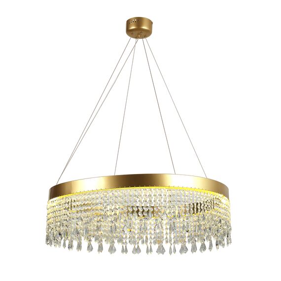 Favourite 4479-7P, подвесная люстра, D750xH235/1200, LEDx25W, 2200LM, 3000K, included, remote control