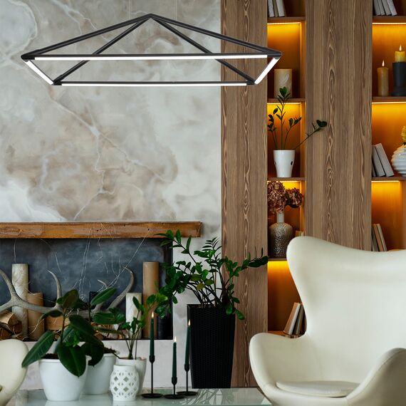 Favourite 4573-1P, подвесная люстра, L900xW600xH1790, LEDx40W, 2600LM, 4000K, included, изображение 4