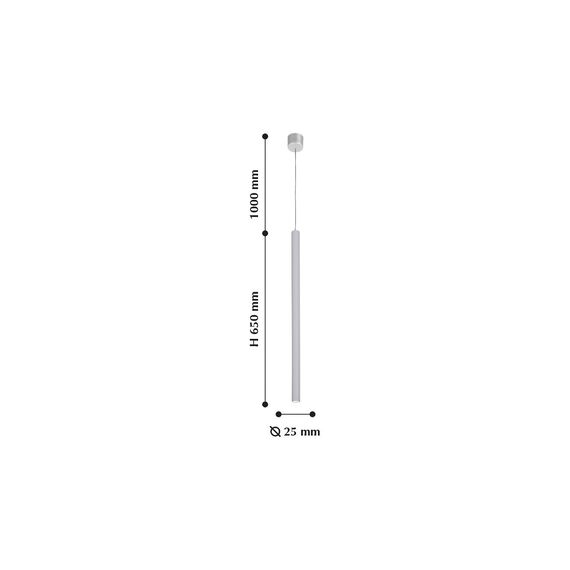 Favourite 2237-1P, подвес, D25xH650/1650, LEDx5W, 400LM, 4000K, included, изображение 2