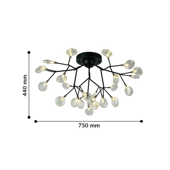 F-Promo 2480-9U, потолочный светильник, D750xH440, 27xG4LEDx3W, 4423LM, 3000K, included, изображение 3