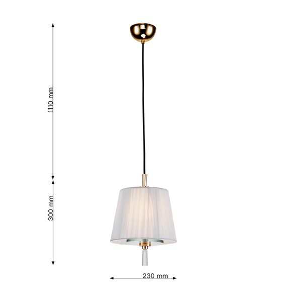 Favourite 2690-1P, подвес, D230xH300/1410, 1xE14x40W, excluded, изображение 3