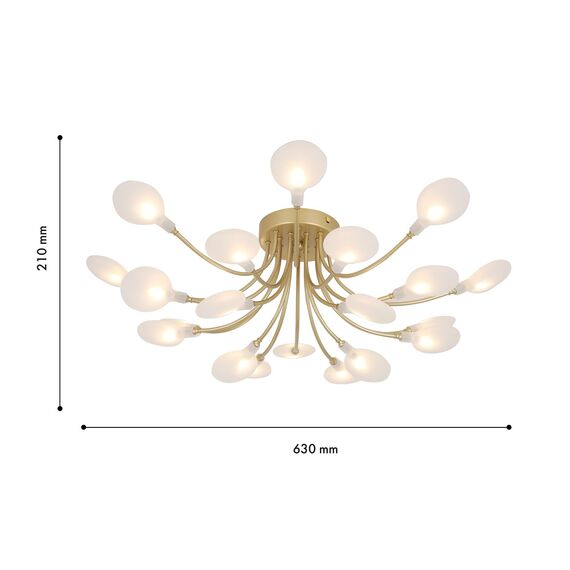 F-Promo 4197-20C, потолочная люстра, D630xH210, 20xG4LEDx3W, 4000LM, 3000K, included, изображение 3