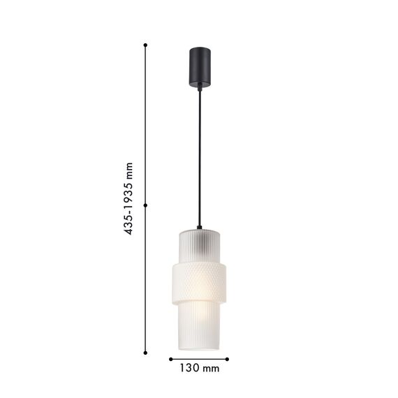 F-Promo 4345-1P, подвес, D130xH435/1935, 1xE27x40W, excluded, изображение 2