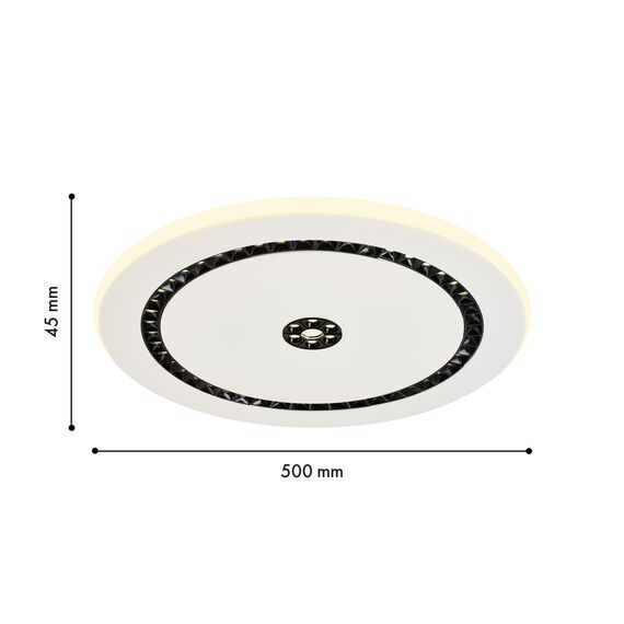 F-Promo 4433-1C, потолочный светильник, D500xH45, LEDx30W, 3200LM, 4000K, included, изображение 3
