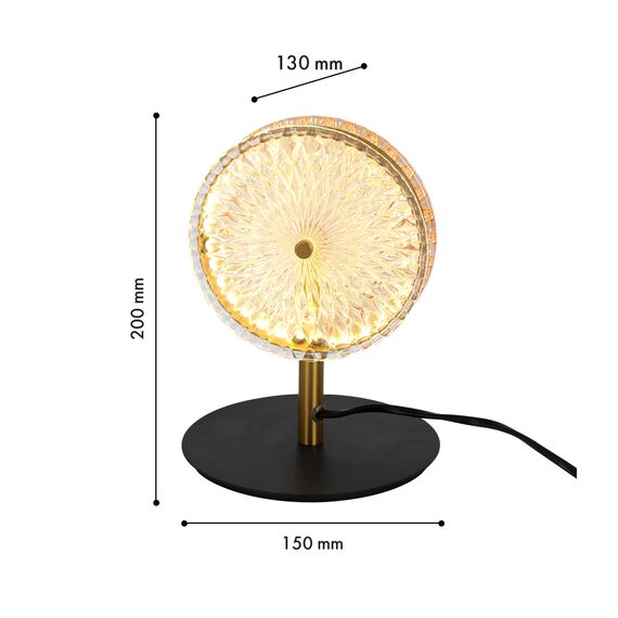 Favourite 4488-1T, настольный светильник, L150xW130xH200, LEDx6W, 410LM, 4000K, included, switch, изображение 2