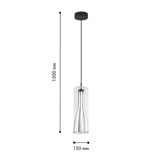 Favourite 4627-1P, подвес, D150xH500/1500, LEDx20W, 1360LM, 4000K, included, изображение 3