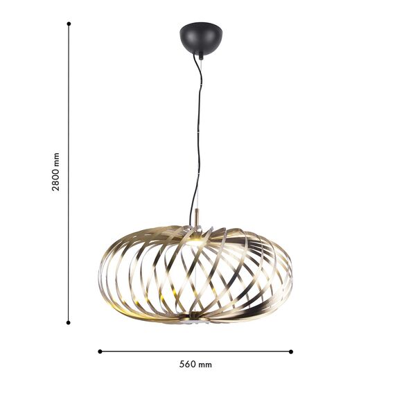 Favourite 4680-1P, подвесная люстра, D560xH385/2800, LEDx6W, 500LM, 3000K, included, изображение 3