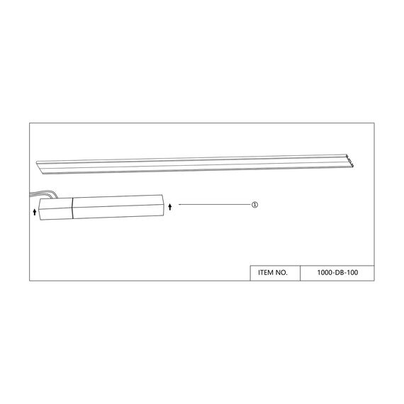 Favourite 1000-DB-100, блок питания, L327xW32xH30, 100W, 42V, IP20, изображение 3