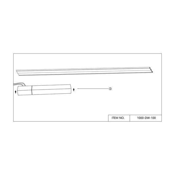 Favourite 1000-DW-100, блок питания, L327xW32xH30, 100W, 42V, IP20, изображение 3
