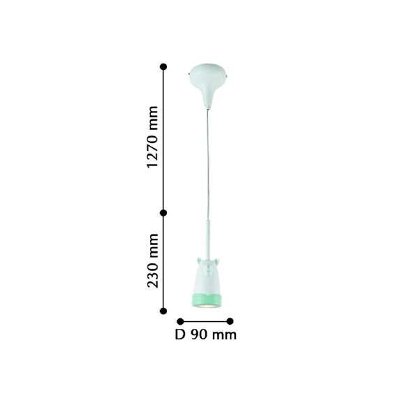 Favourite 2450-1P, подвес, D90xH230/1500, 1xMR16LEDx5W, excluded, изображение 2