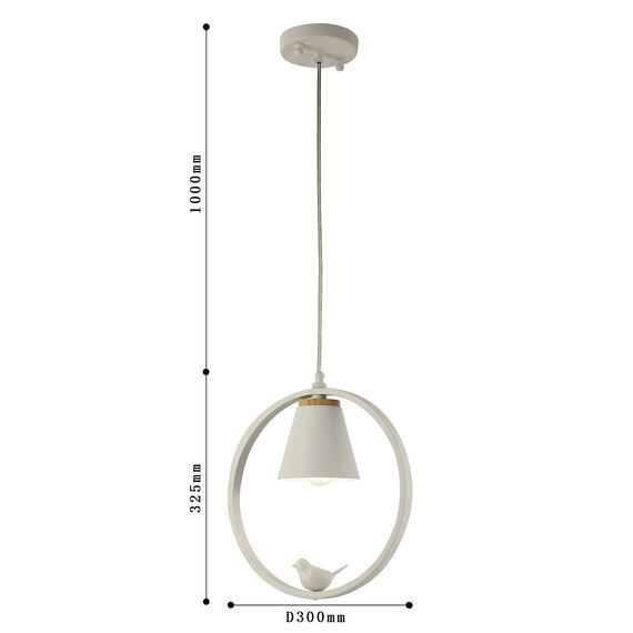 F-Promo 2939-1P, подвес, W300xH325/1325, 1xE27x40W, excluded, изображение 3
