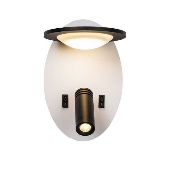 Favourite 4065-2W, настенный светильник, D150xW130xH200, 1xLEDx3W + 1xLEDx5W, 640LM, 4000K, included, switch, USB
