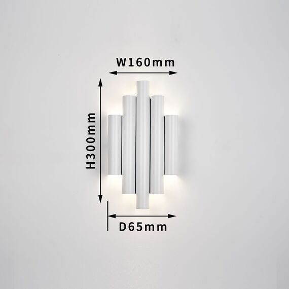 Favourite 4126-2W, настенный светильник, D65xW160xH300, 2xLEDx9W, 1700LM, 4000K, included, изображение 3