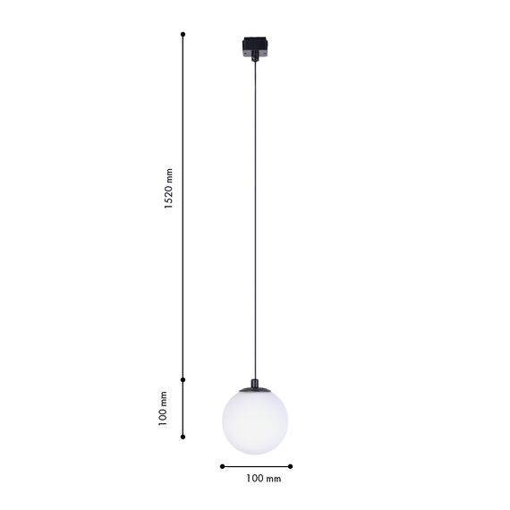 Favourite 4155-1P, подвес, D100xH1650, LEDx6W, 42V, угол рассеивания: 120°, 350LM, 3000-6000K, IP20, included, изображение 2