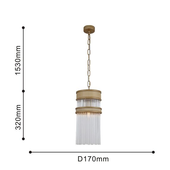 Favourite 4200-1P, подвес, D170xH490/1850, 1xE14x40W, excluded, изображение 3