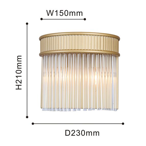 Favourite 4200-2W, настенный светильник, D150xW230xH210, 2xE14x40W, excluded, изображение 3
