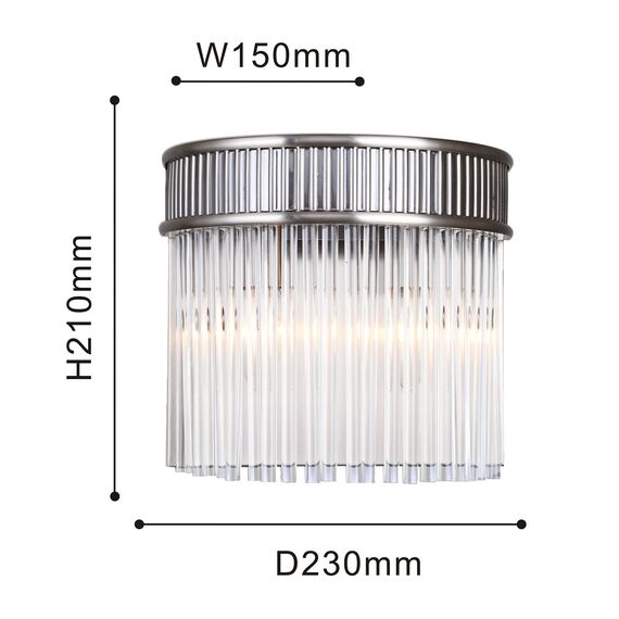 Favourite 4201-2W, настенный светильник, D150xW230xH210, 2xE14x40W, excluded, изображение 3