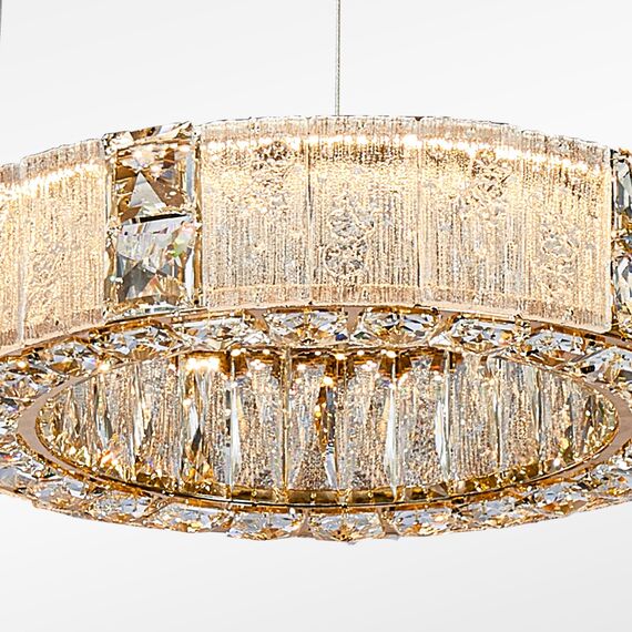 Favourite 4204-4P, подвесная люстра, D400xH120/1500, LEDx40W, 4000LM, 3000K, included, изображение 4