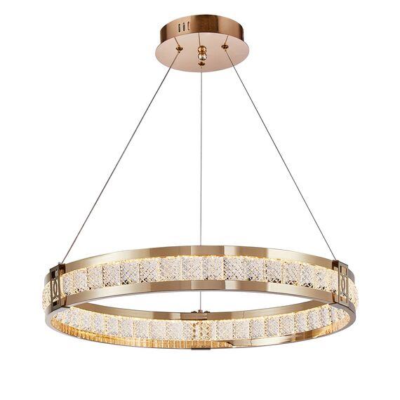 Favourite 4206-6P, подвесная люстра, D600xH80/1500, 2xLEDx31W, 7120LM, 3000K, included
