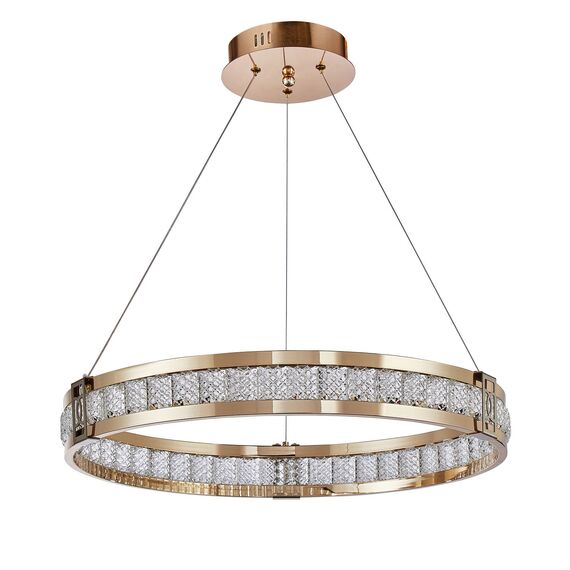 Favourite 4206-6P, подвесная люстра, D600xH80/1500, 2xLEDx31W, 7120LM, 3000K, included, изображение 2