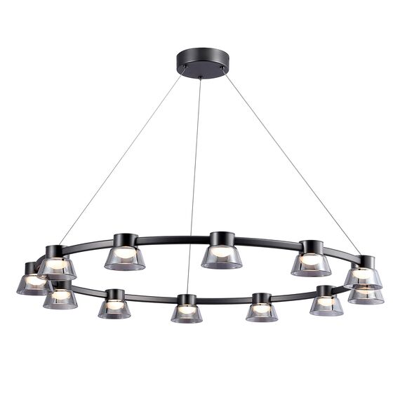 Favourite 4247-12P, подвесная люстра, D1000xH1200/1500, 12xLEDx5W, 1440LM, 4000K, included