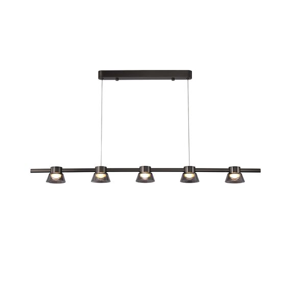 Favourite 4247-5P, подвесная люстра, L1180xW100xH1200/1800, 5xLEDx6W, 600LM, 4000K, included