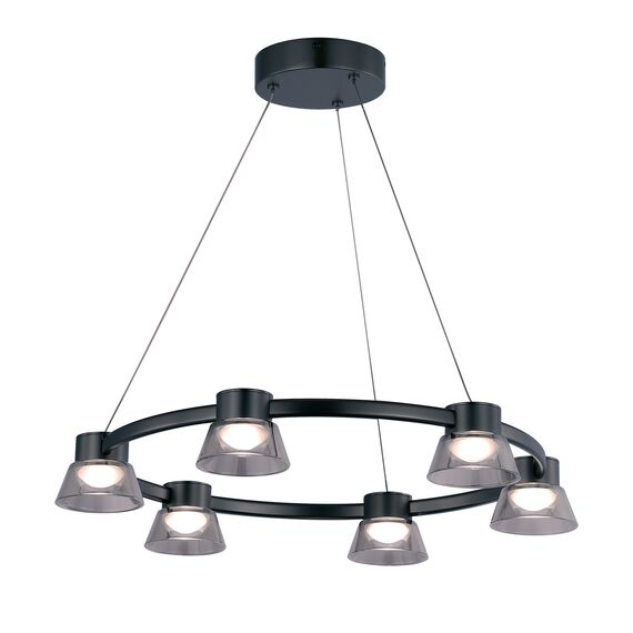 Favourite 4247-6P, подвесная люстра, D600xH1200/1500, 6xLEDx5W, 720LM, 4000K, included