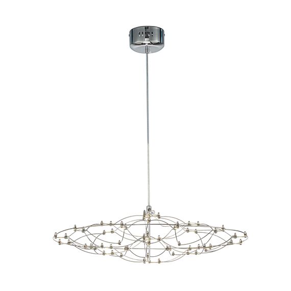 Favourite 4305-6P, подвесная люстра, D585xH190/2190, LEDx23W, 5300LM, 3000K/4500K/6000K, included, remote control
