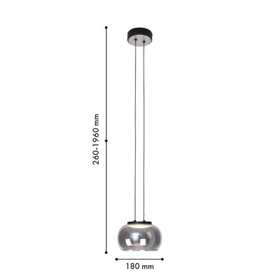 Favourite 4376-1P, подвес, D180xH260/1960, LEDx7W, 490LM, 4000K, CRI>90, included, изображение 3