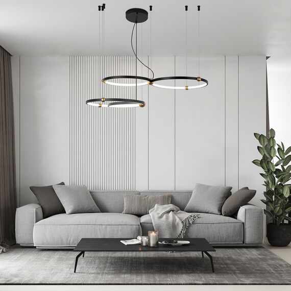 Favourite 4569-2P, подвесная люстра, L920xW500xH1600, LEDx40W, 2600LM, 4000K, included, изображение 9