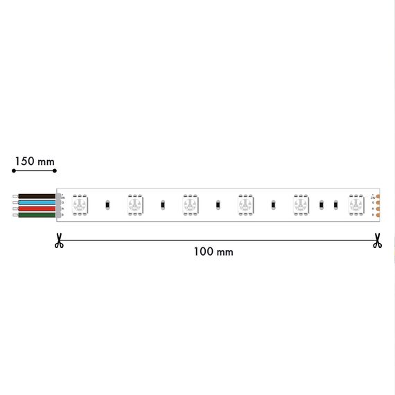 Favourite 2001-71220, лента светодиодная, 5M, SMD5050, 12W/m, RGB, IP20