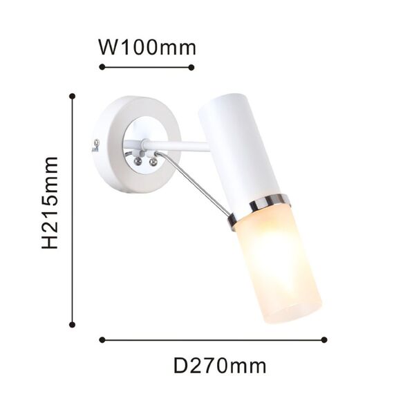 F-Promo 2559-1W, настенный светильник, D270xW100xH215, 1xE14x40W, excluded, изображение 3